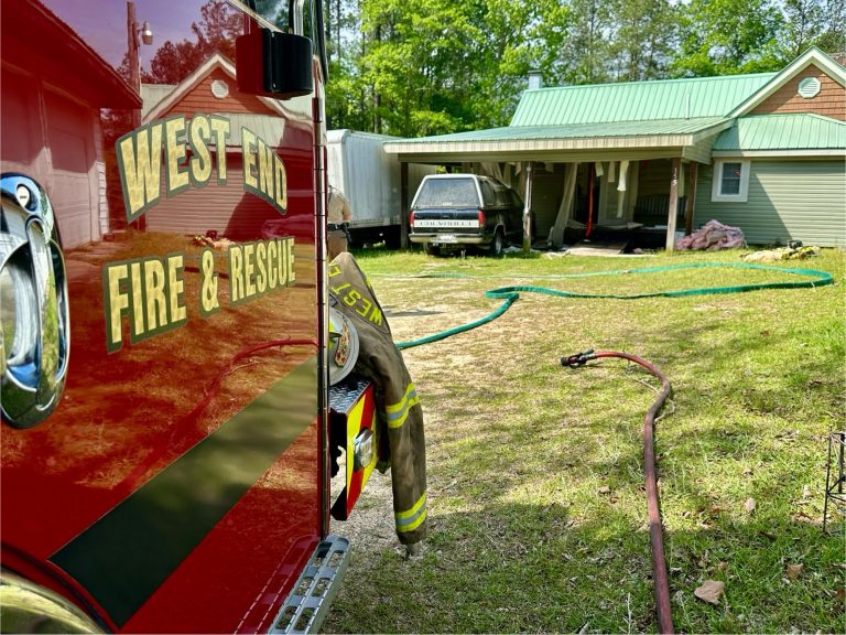 Fire in Jackson Springs