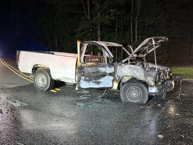 Firefighters avoid exploding ammo in vehicle fire near Robbins