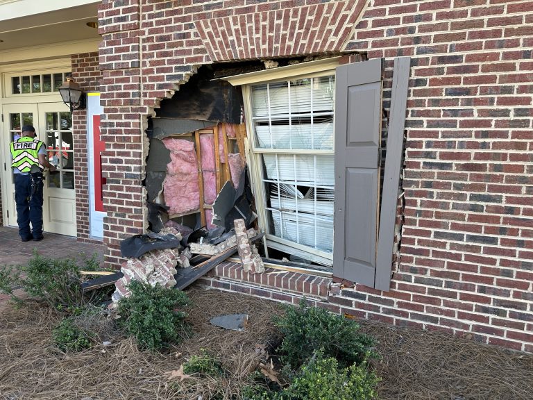 Truck slams into Wells Fargo bank
