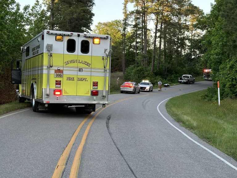 Motorcycle crash on Dowd Road | Photo: Patrick Priest