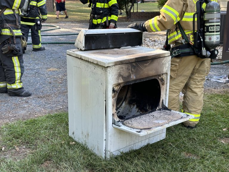 Dryer contents catch fire in Carthage home