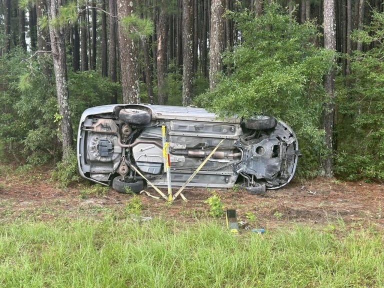 One person airlifted after rollover crash near Cameron