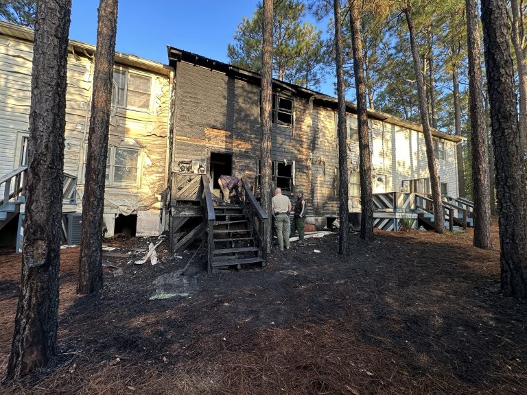 Southern Pines apartment fire displaces multiple residents
