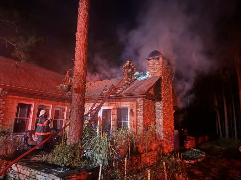 Chimney fire spreads to attic of Seven Lakes home