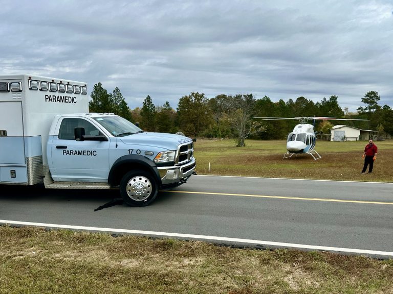 17-year-old airlifted after fiery crash