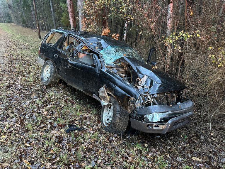 Teen transported to hospital after colliding with trees