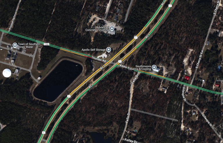 Crash involving semi-truck closes lane of U.S. 1 southbound for hours