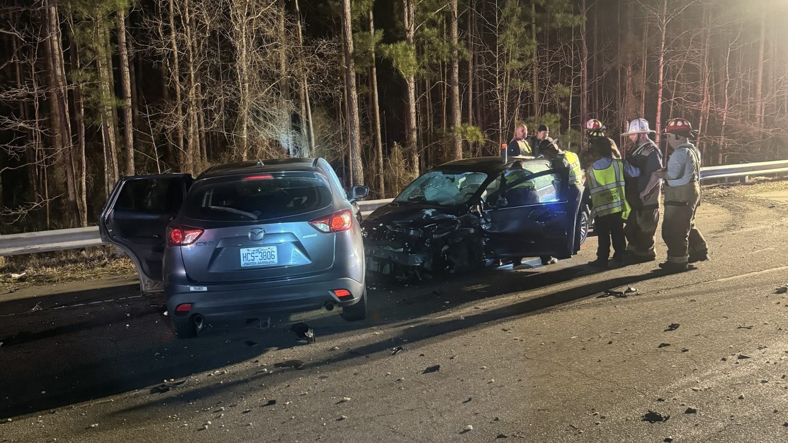 On Two Head-on crash closed U.S. 1 at county line, multiple vehicles involved ...