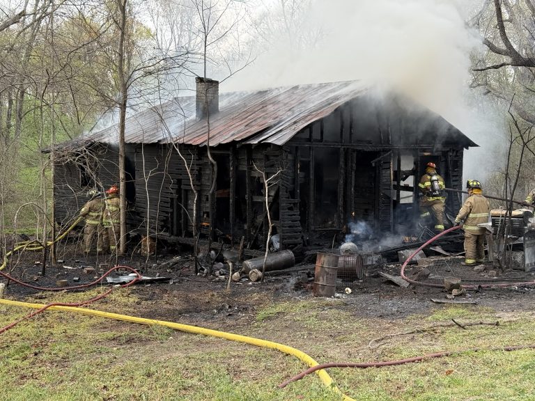 Fire destroys home on Highway 705 near Robbins