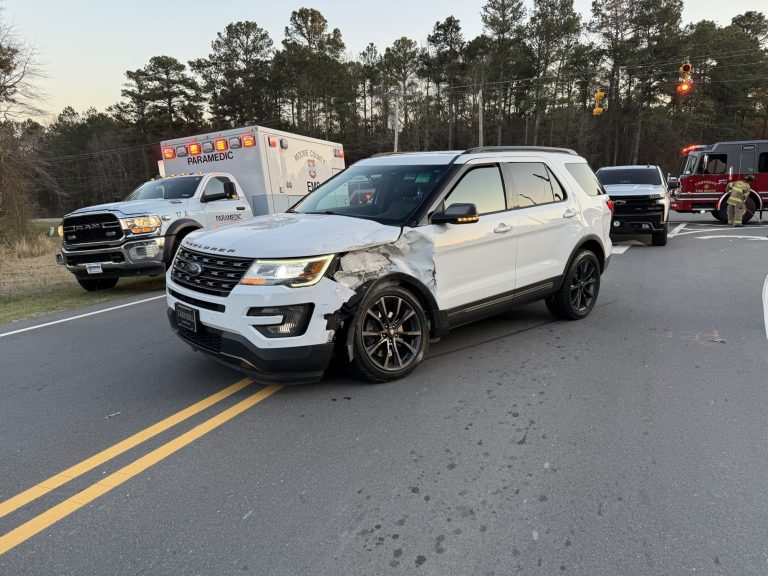 T-Bone crash sends two adults, three children to hospital