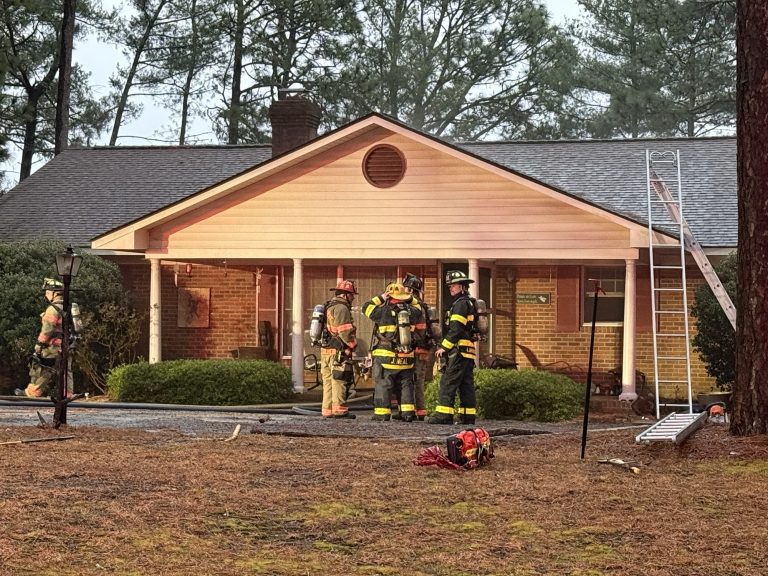 Two people displaced after electrical fire in Southern Pines
