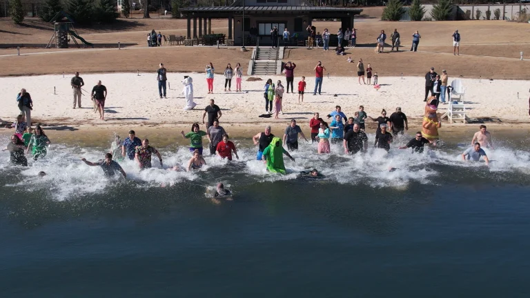 Moore County police departments take a cold plunge for a good cause