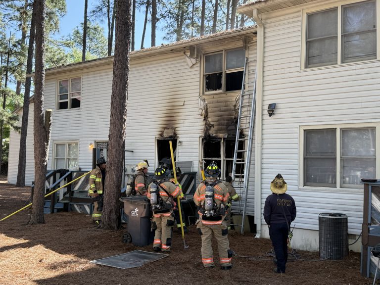 Second fire in six months at Southern Pines apartment complex