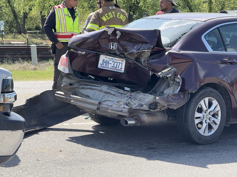 One sent to hospital after three-vehicle crash on N.C. Highway 211 in Seven Lakes