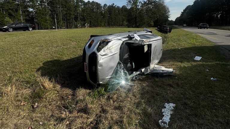 Pregnant woman airlifted after two-vehicle crash on U.S. Highway 1