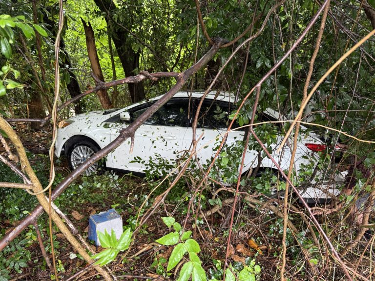 Driver uninjured after hydroplaning crash on U.S. 1
