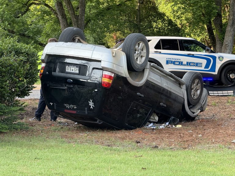Driver airlifted, another arrested after Aberdeen crash