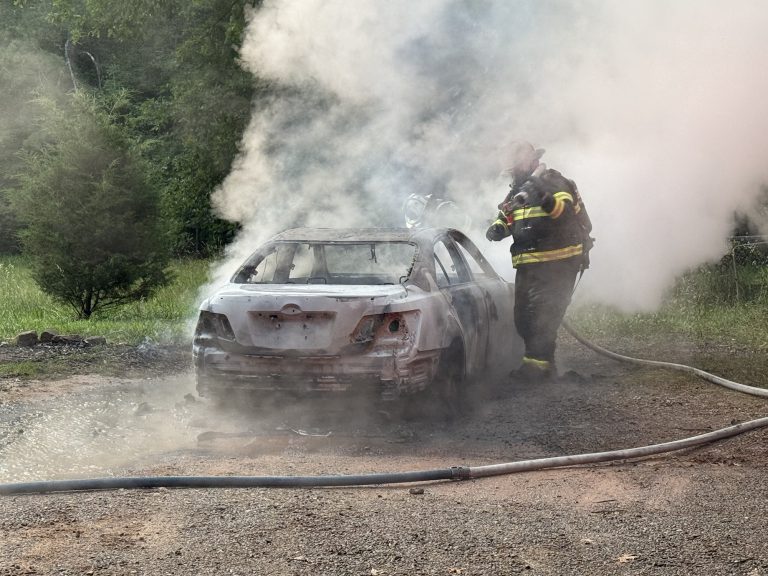 Suspicious car fire outside Carthage under investigation