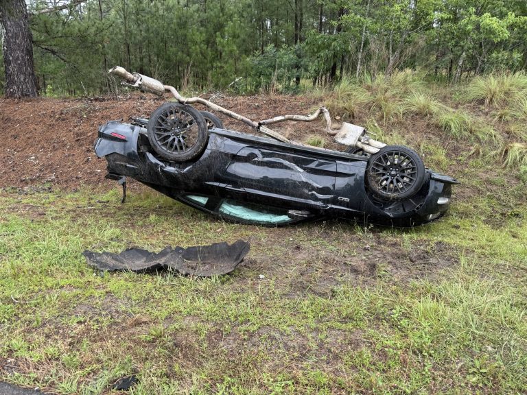 Troopers: Speed and bald tires likely cause to Mustang rollover on U.S. 1
