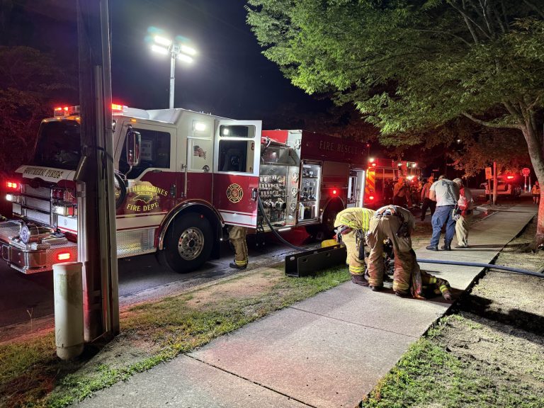 Intentionally set fire damages bathroom in Downtown Park