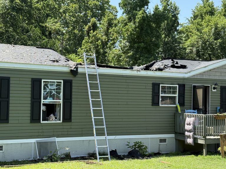 Fire damages mobile home near Robbins; three dogs killed